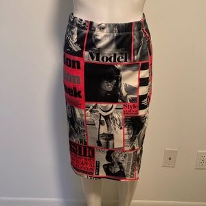 Cleo Fashion knee length skirt size medium